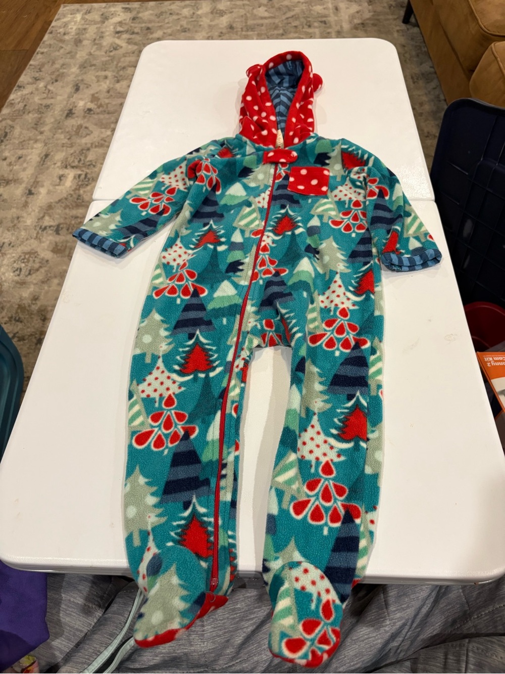 Matilda Jane Fleece Footed Zippy // 12-18m